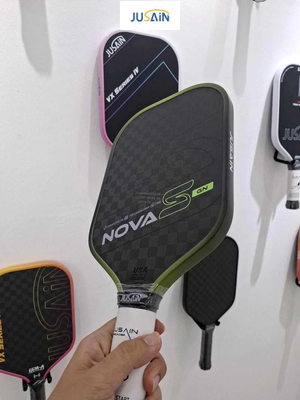 Vợt Pickleball Jusain Nova S GN Gen 3 YNXZ-09 (14mm)