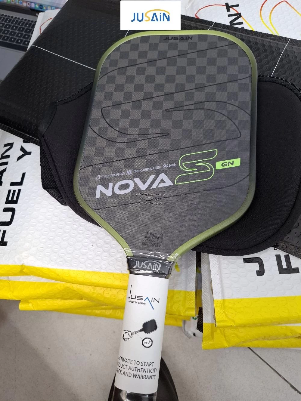 Vợt Pickleball Jusain Nova S GN Gen 3 YNXZ-09 (14mm)