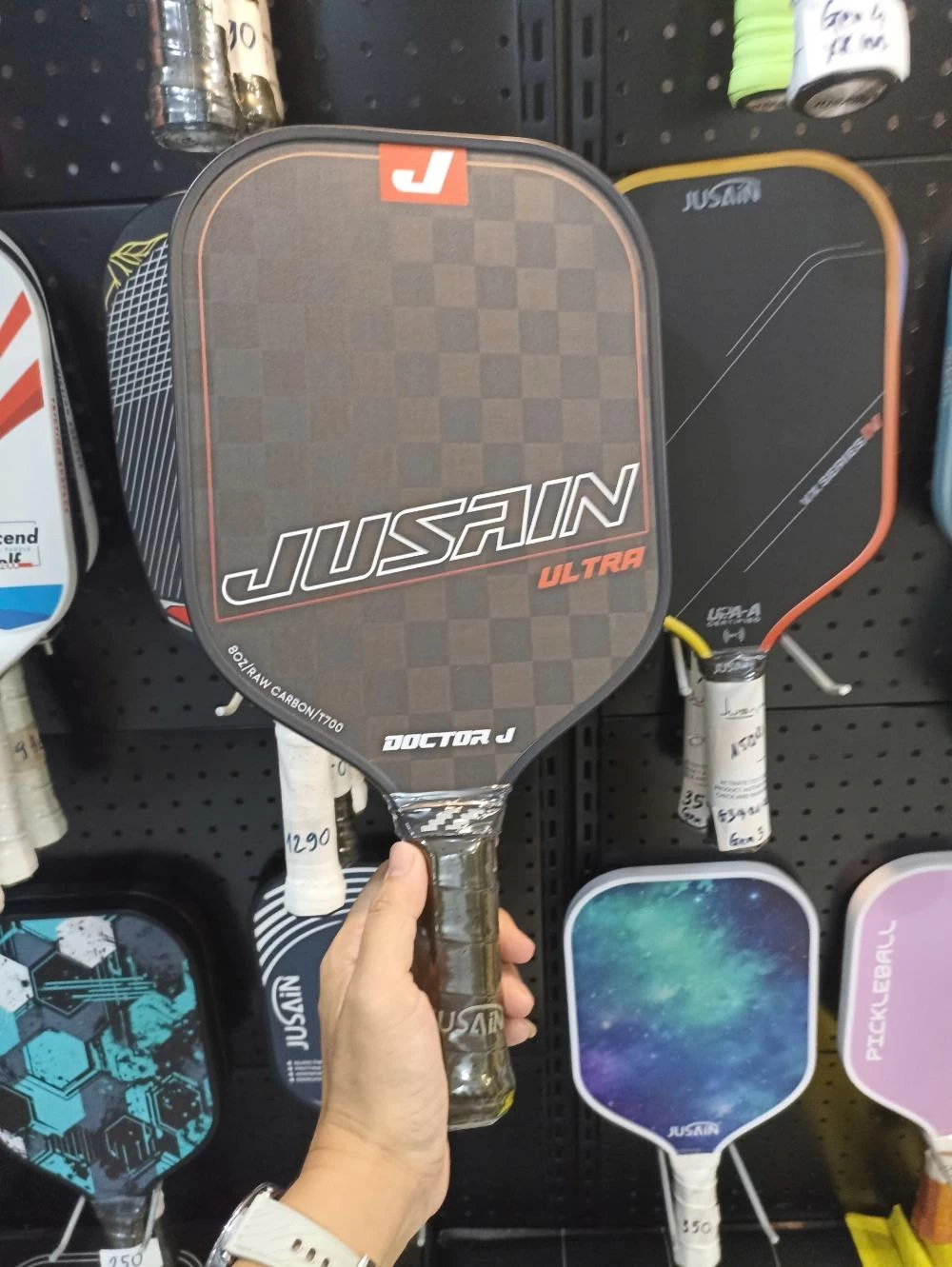 Vợt Pickleball Carbon RAW Jusain YNTG-1602-0 16mm