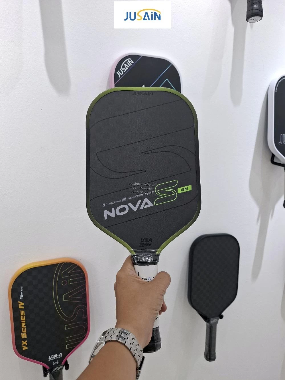 Vợt Pickleball Jusain Nova S GN Gen 3 YNXZ-09 (14mm)