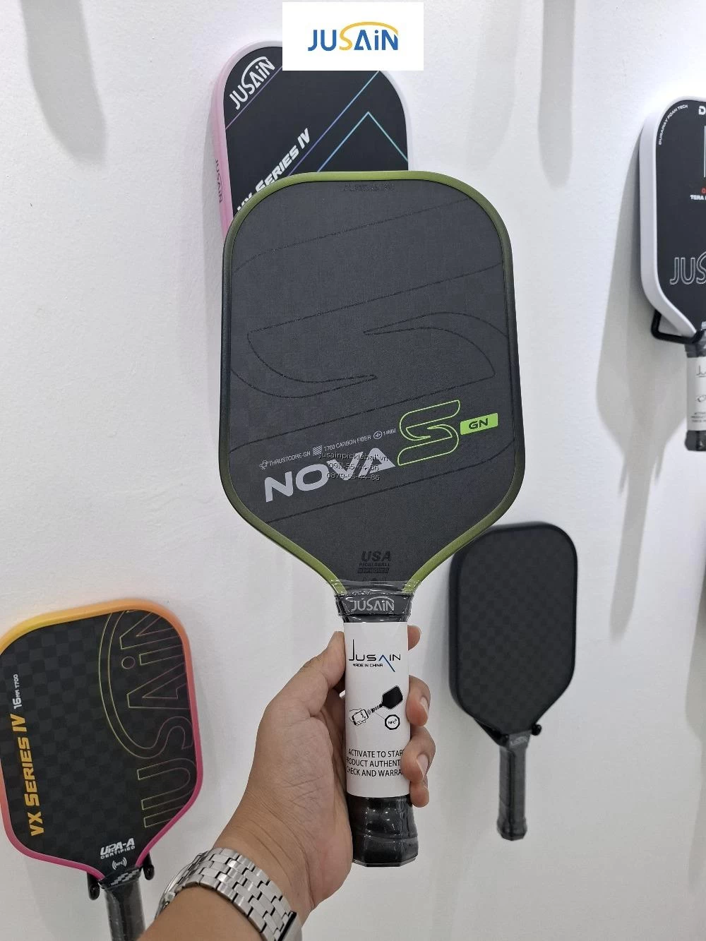 Vợt Pickleball Jusain Nova S GN Gen 3 YNXZ-09 (14mm)